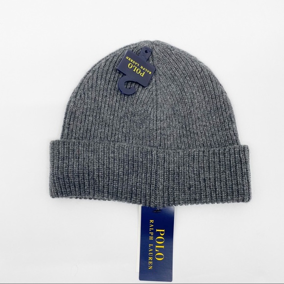 Polo Ralph Lauren French Bulldog Knit Cuff Hat - Picture 8 of 9